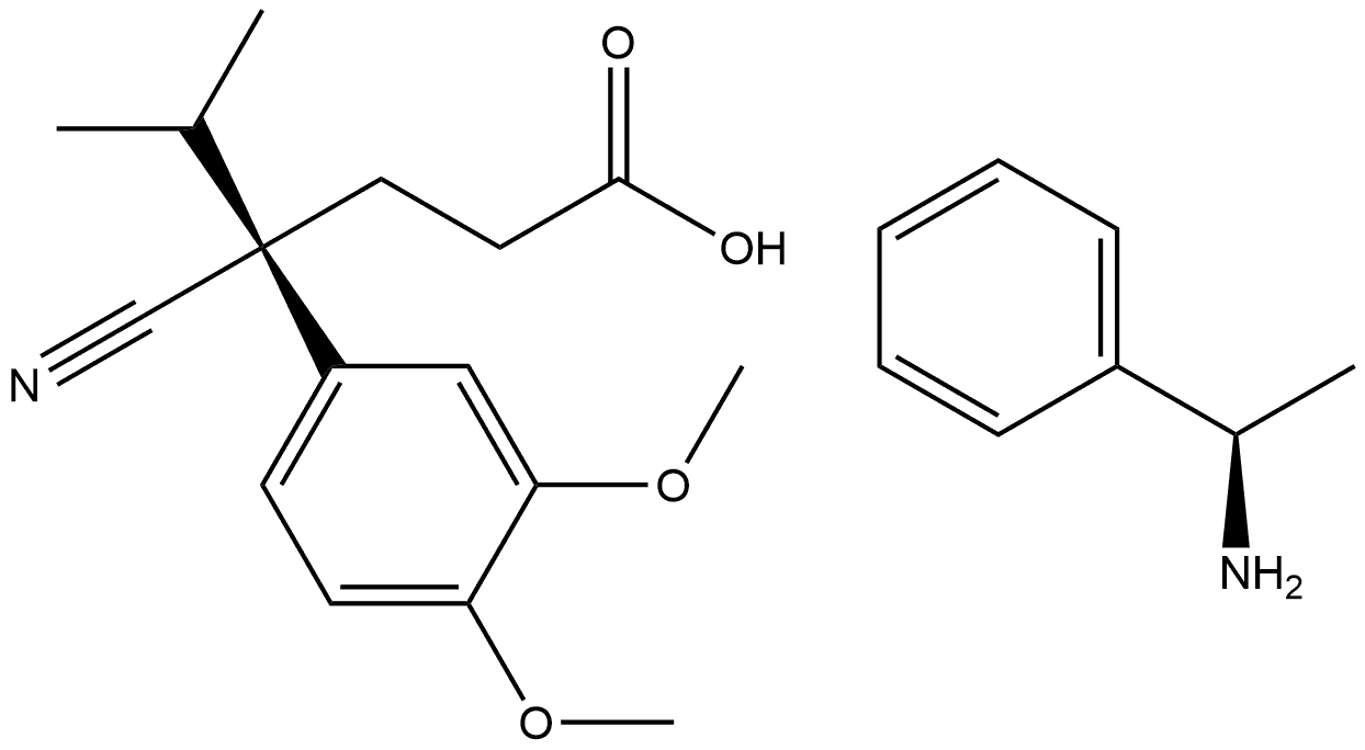 (S)-(-)-ベラパミン酸フェネチルアミン塩